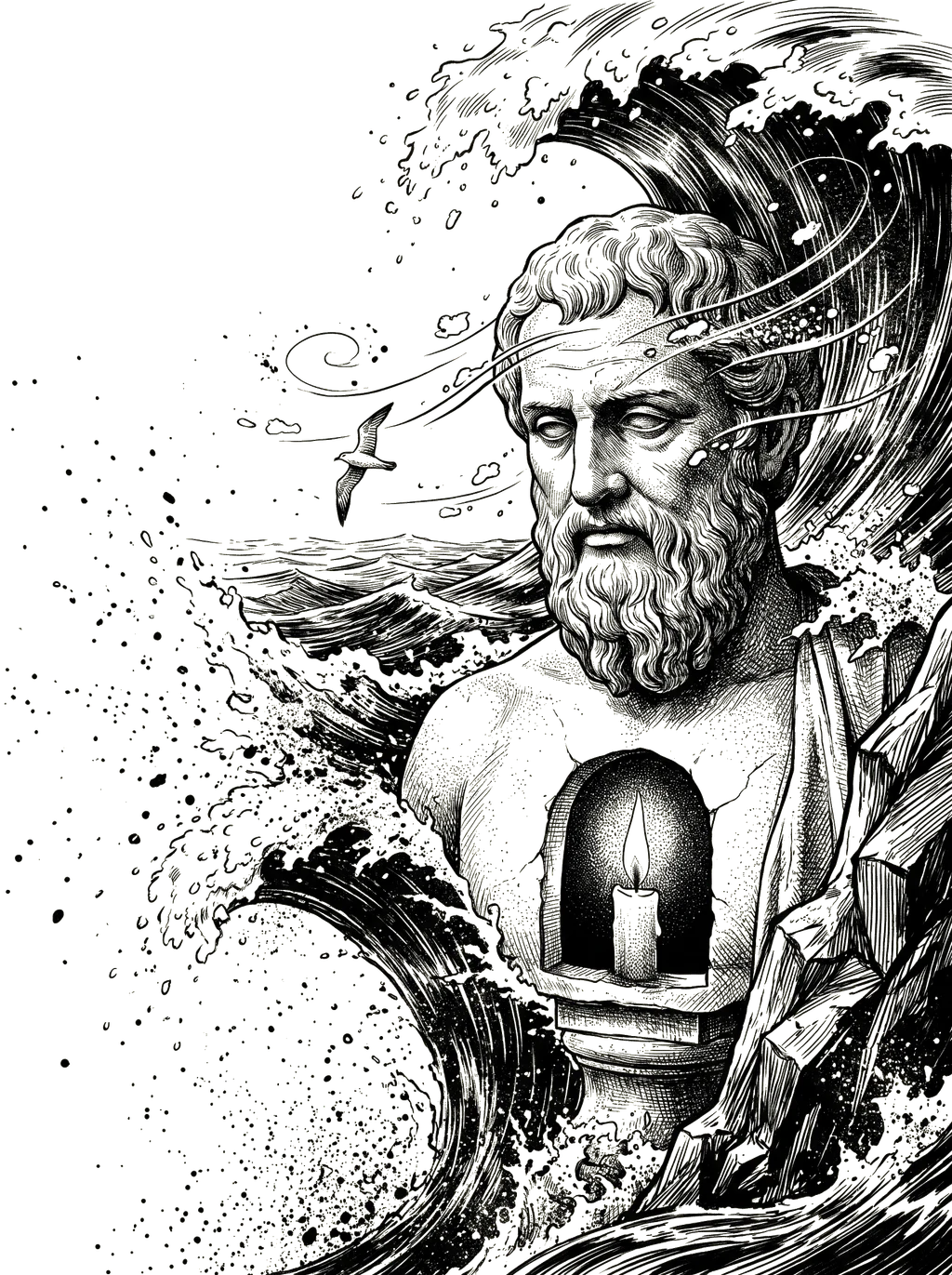 The Unshaken Flame Stoic T-Shirt