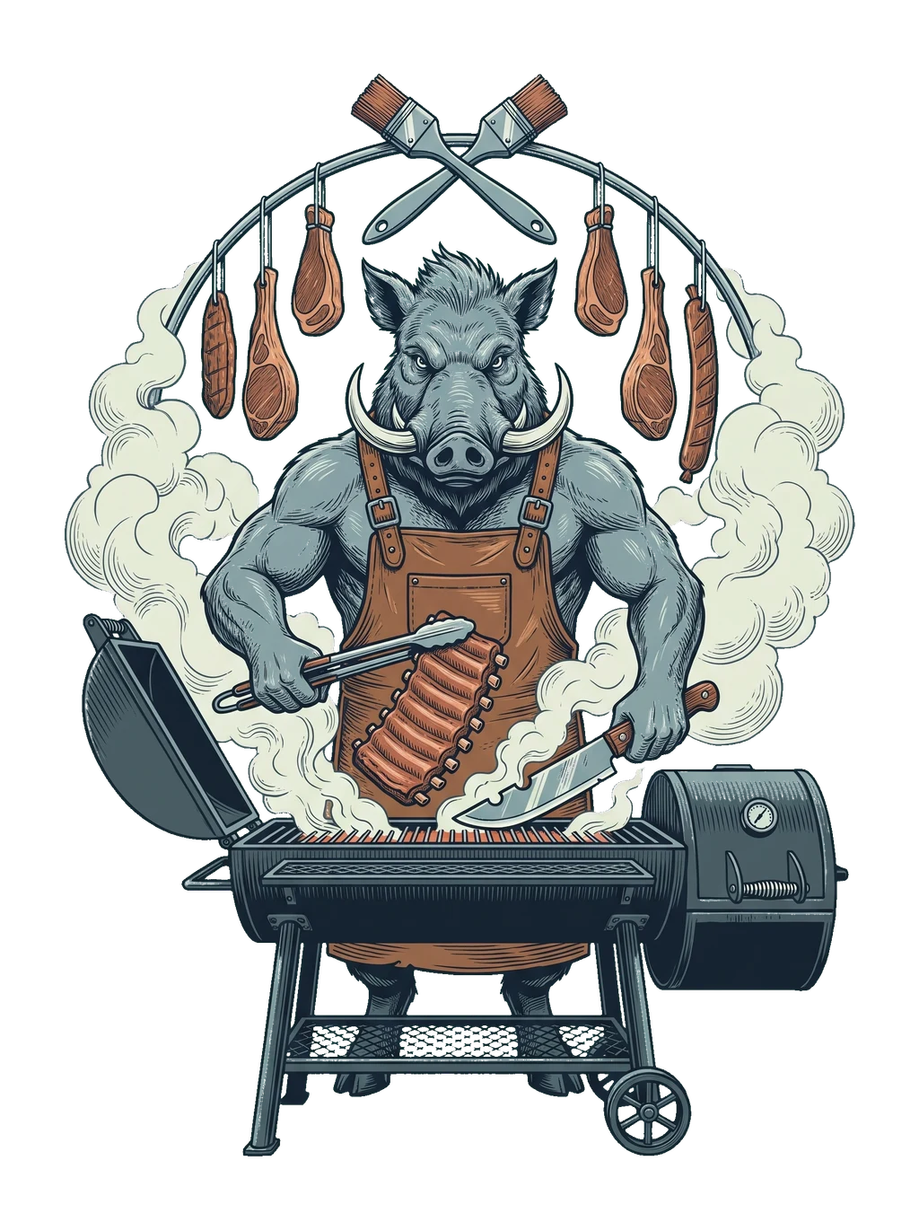 Smoke & Tusk Pitmaster Boar Tee
