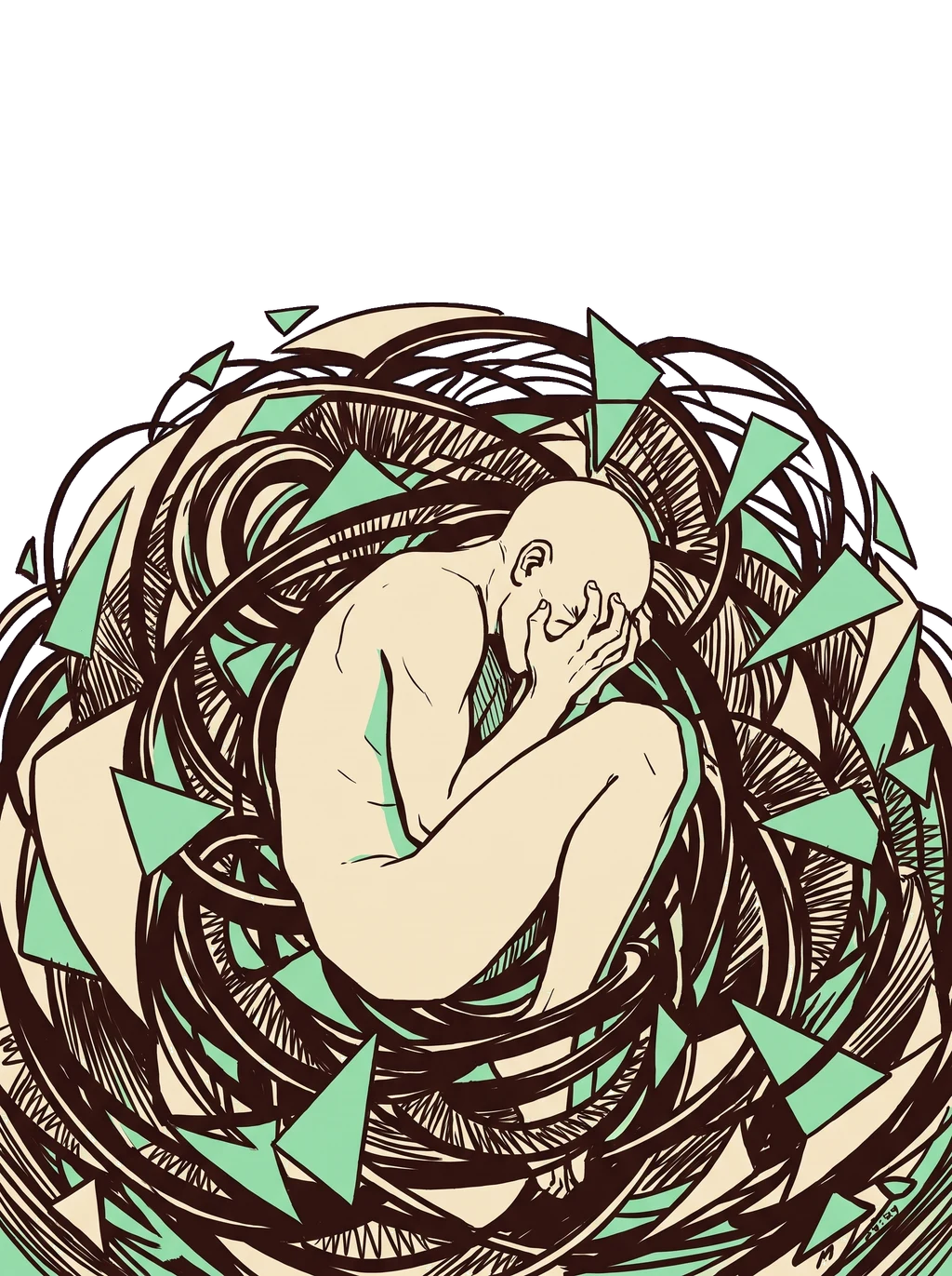 Inner Coil: Uncoil Your Mind Tee