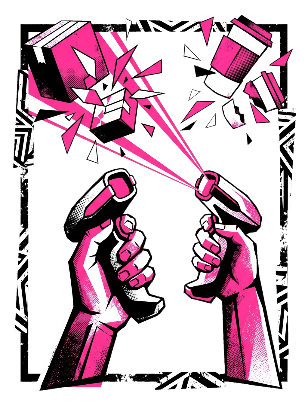 Scanner Shatter | Digital Retail Art Tee