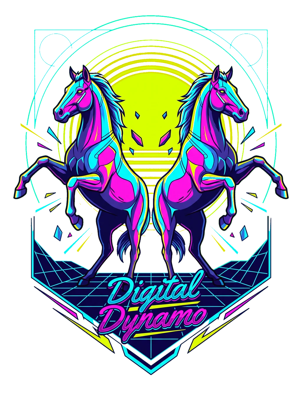Cyber Stallions Electric Surge Tee