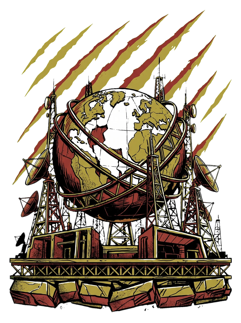 Global Signal Grid Tee
