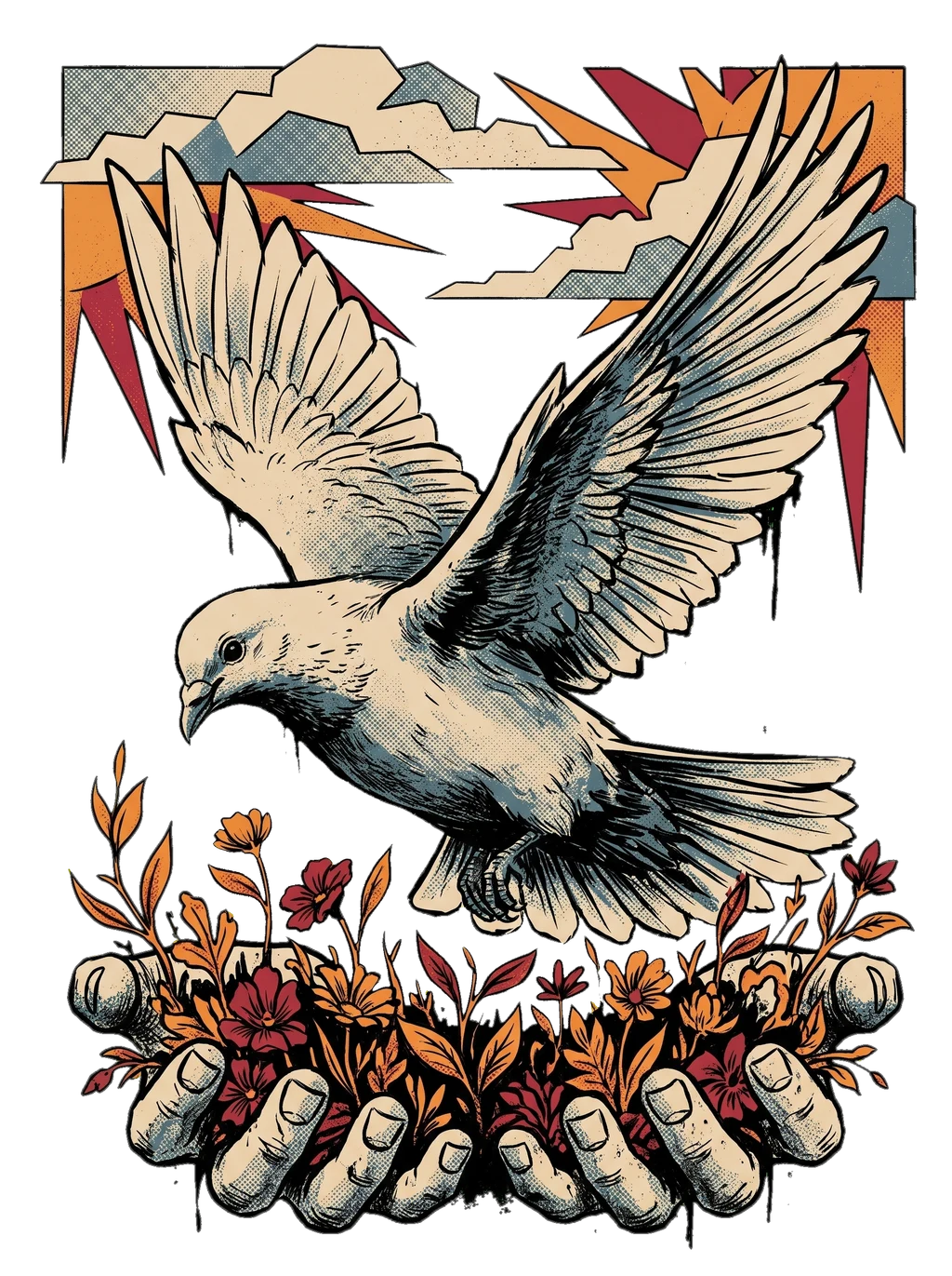 Ascendant Spirit: Hope Takes Flight Tee