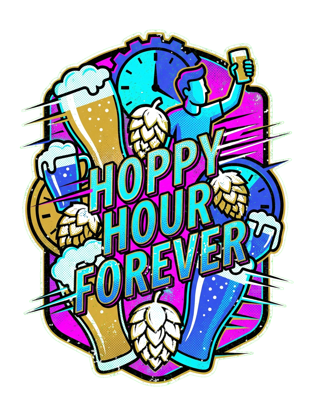 Neon Brew Burst