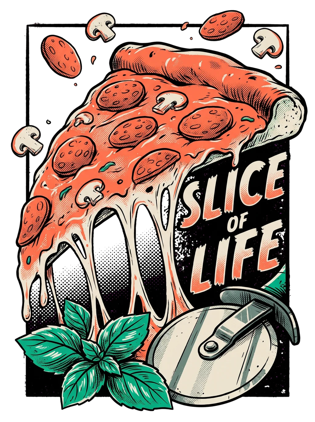 Epic Slice: Pizza Power Surge Tee