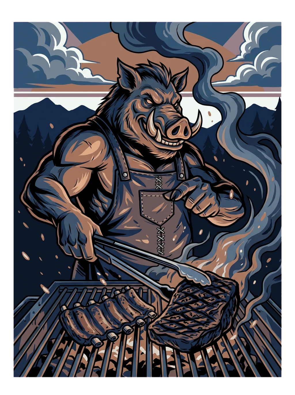 Smoke & Tusk: The Pitmaster Boar