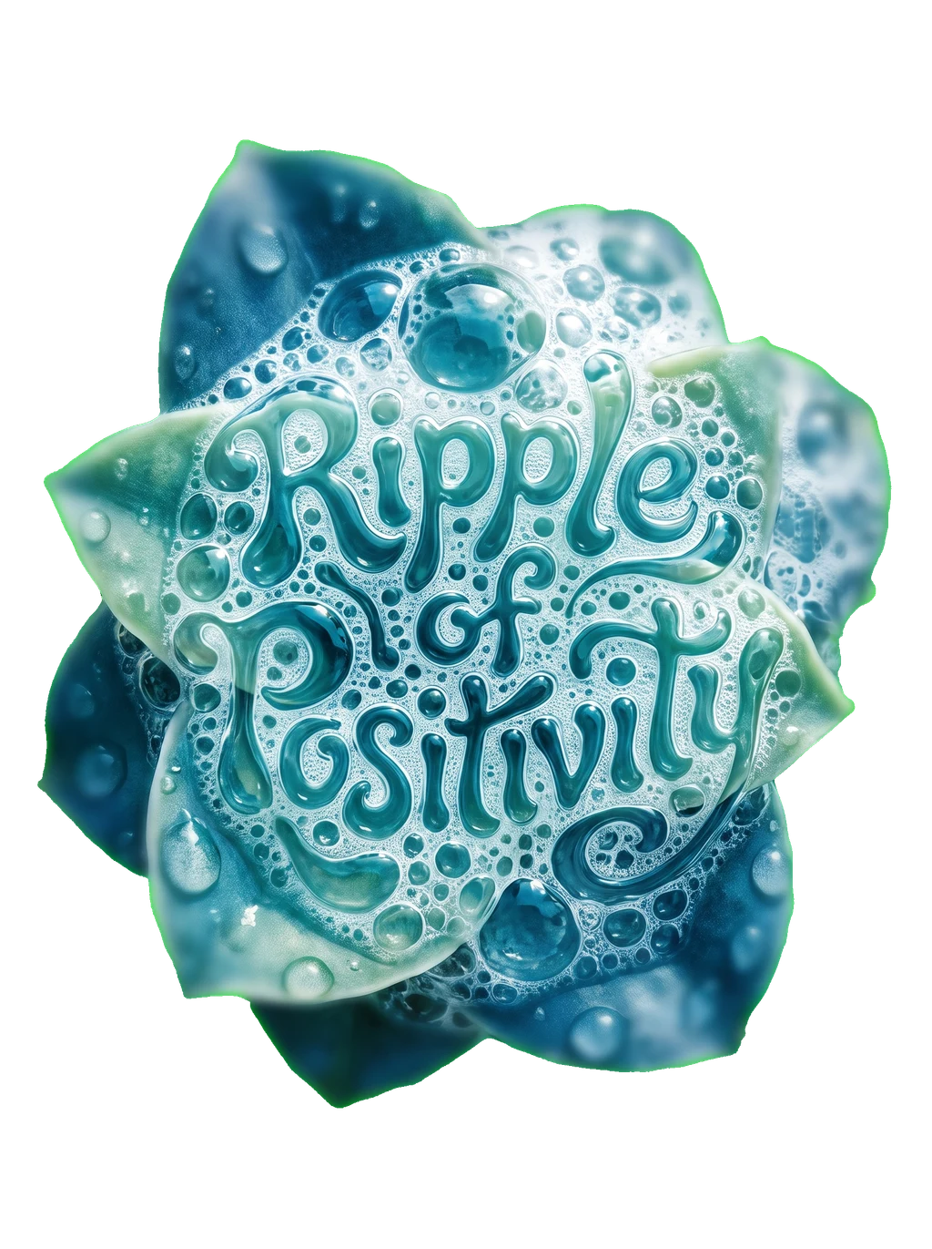 Ocean Bloom: Macro Serenity Tee