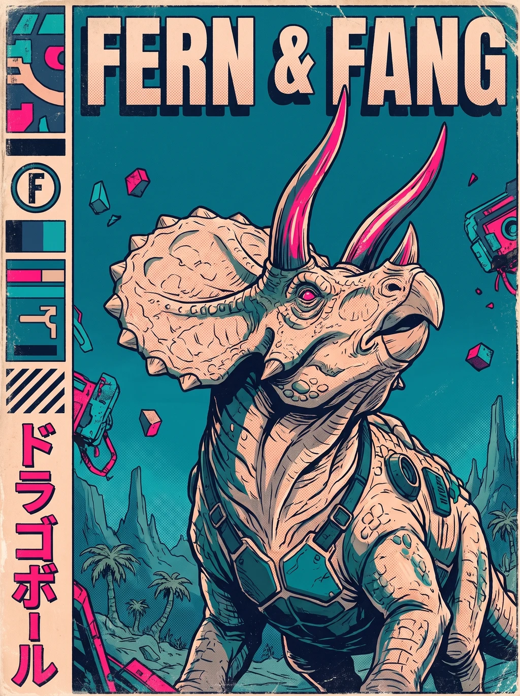 Fern & Fang Triceratops Graphic Tee