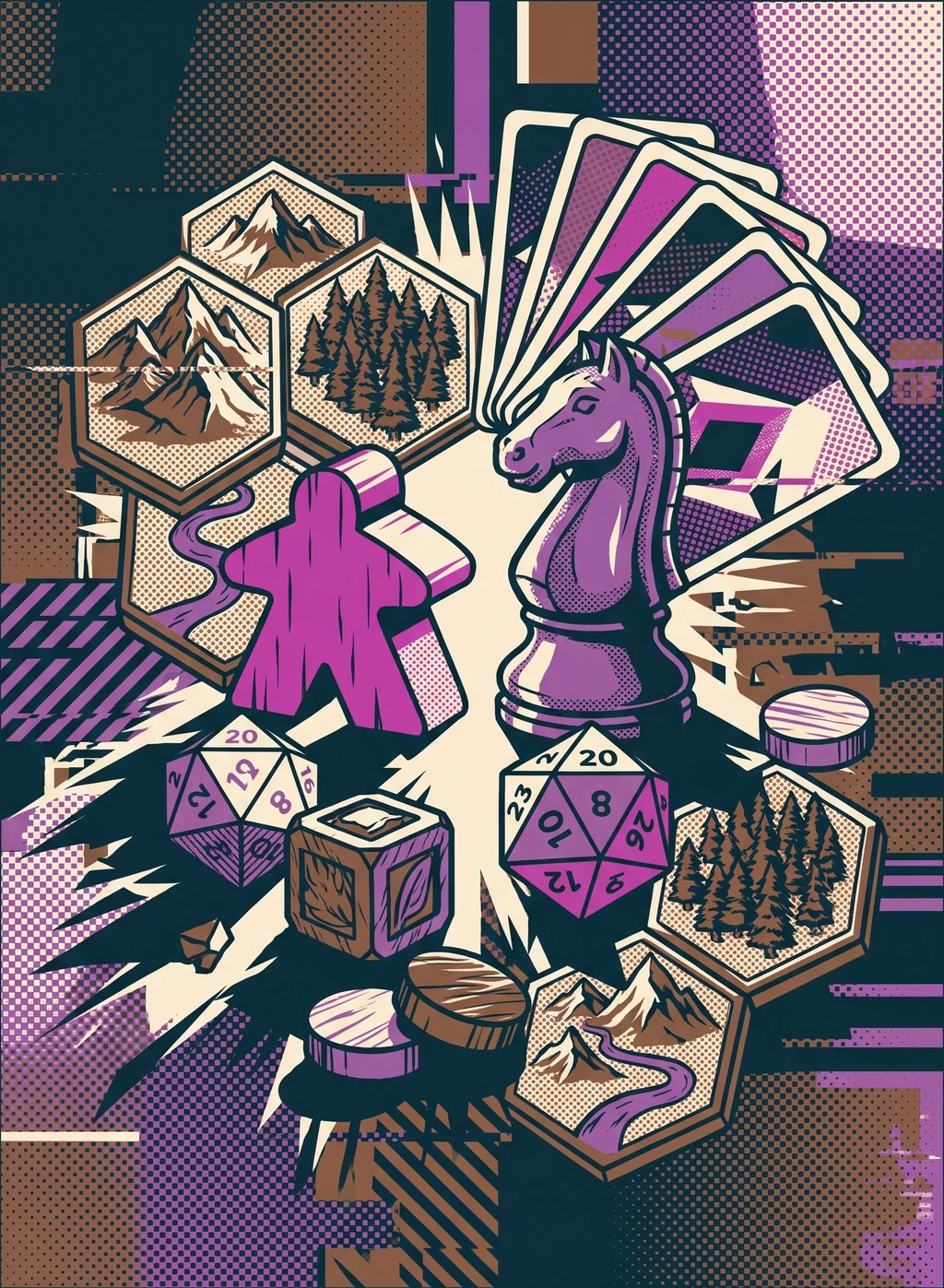 Meeple vs. Knight: Tabletop Showdown