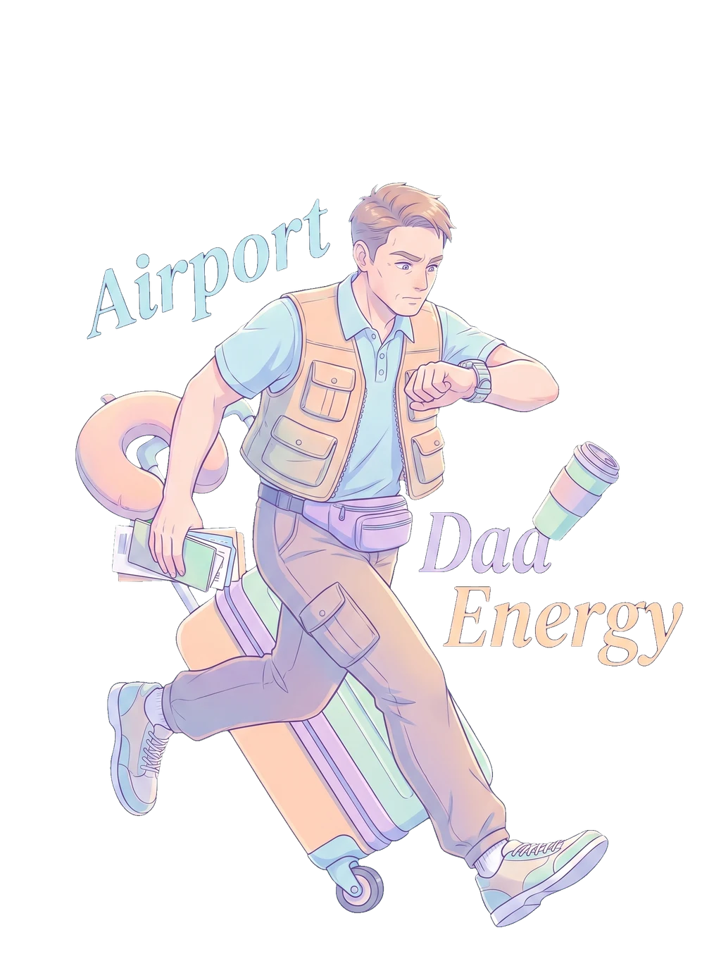Airport Dad Energy