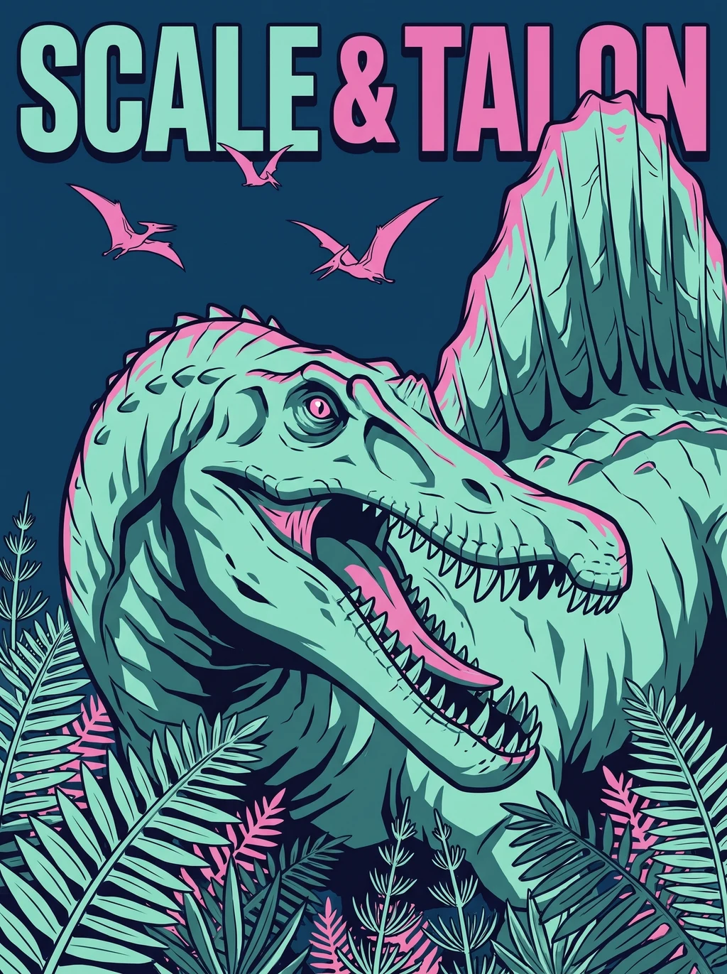 Scale & Talon Spinosaurus Graphic Tee