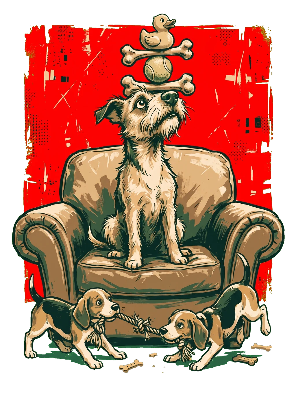 Patience Level: Expert Graphic Dog T-Shirt