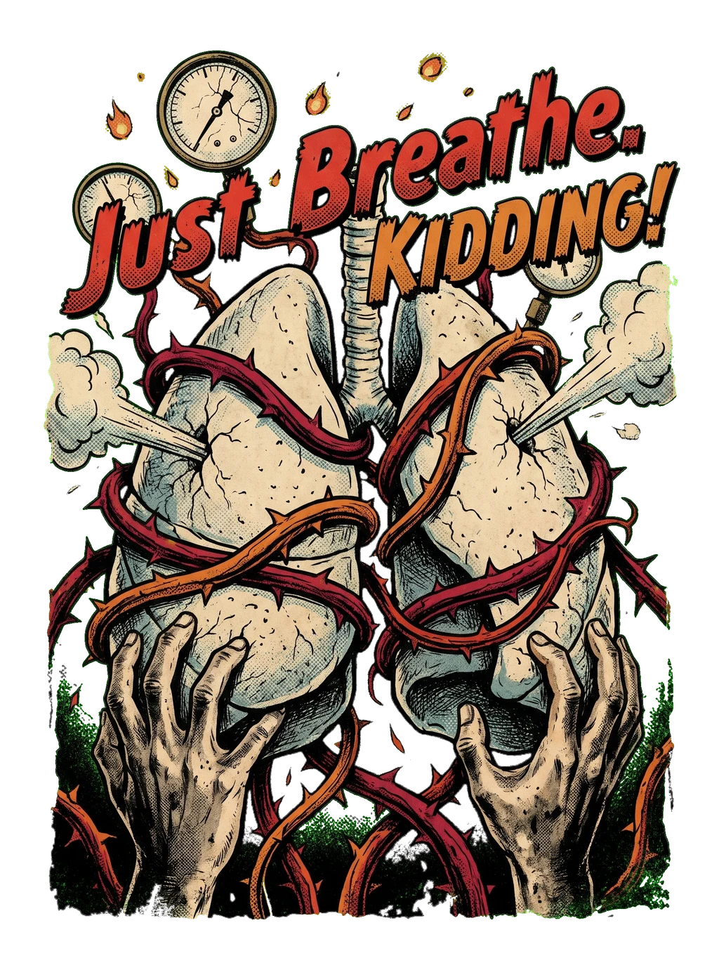 Just Breathe. Kidding!