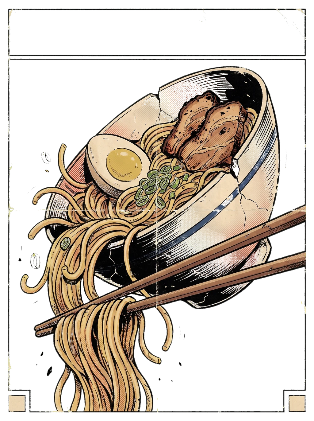 Noodle Cascade Ramen Graphic Tee