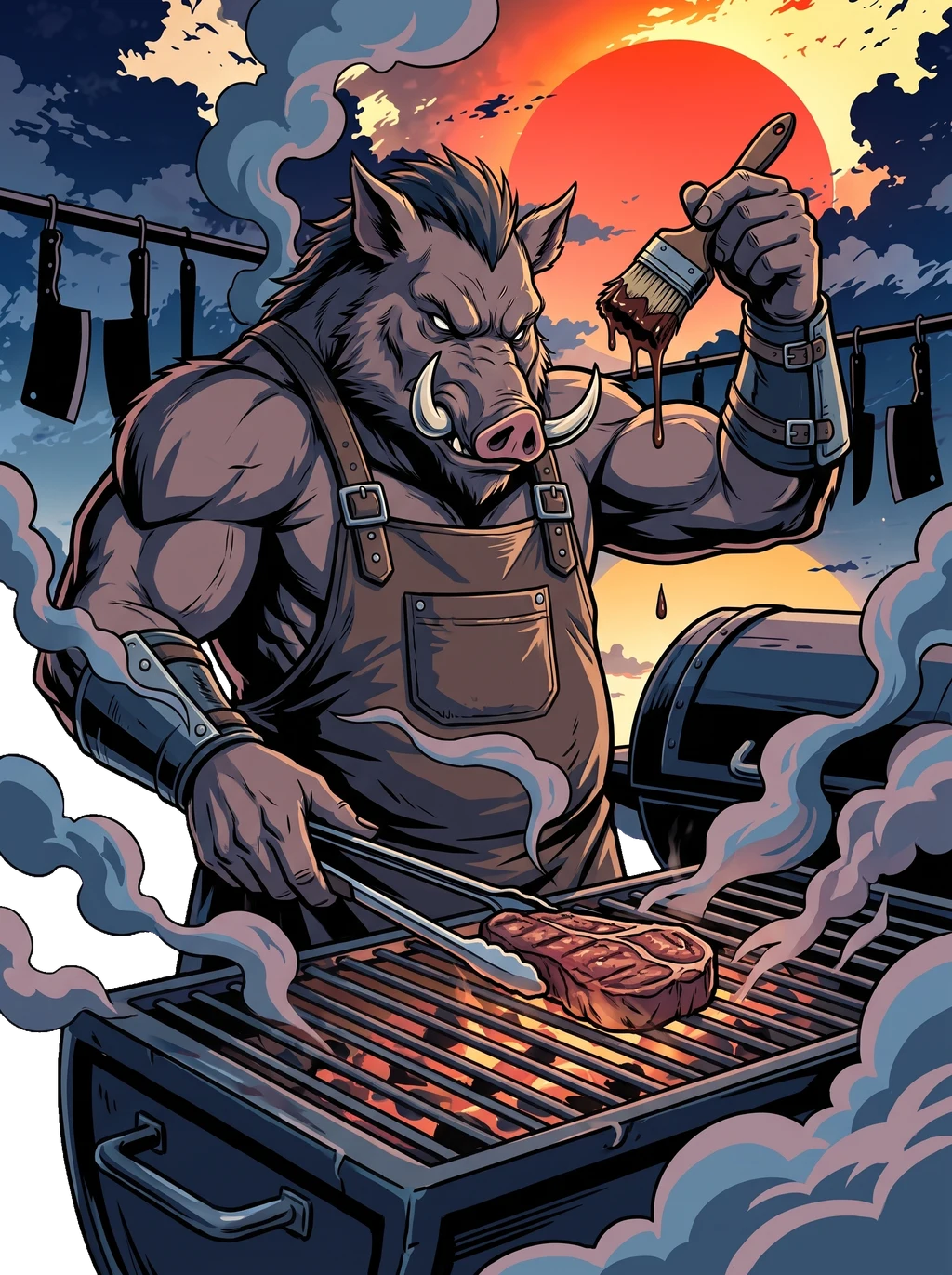 Master of the Smoke Boar Pitmaster T-Shirt