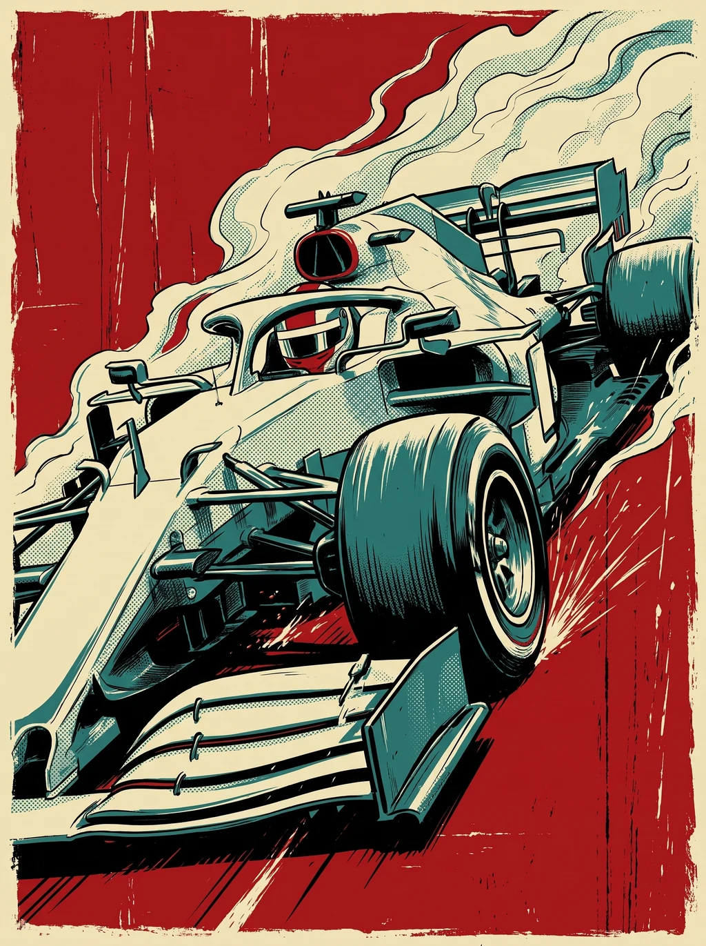 Apex Predator F1 Racing Graphic T-Shirt
