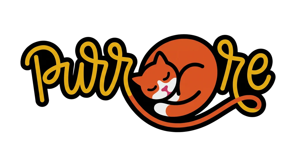 Purr More Cozy Cat Script T-Shirt
