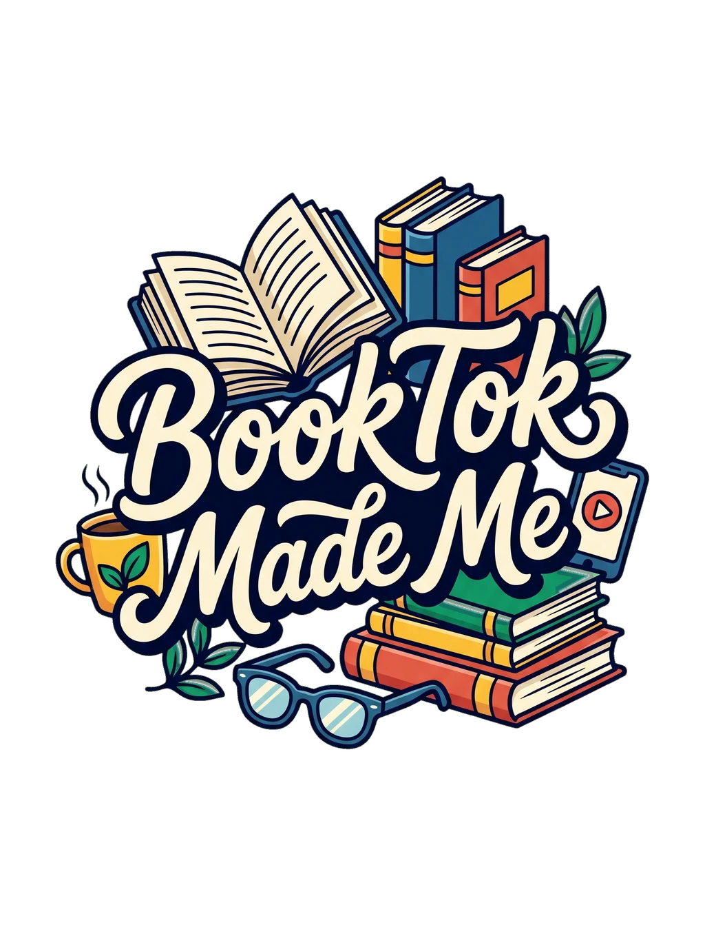 BookTok Made Me - Reading & Social Media Cozy Design
