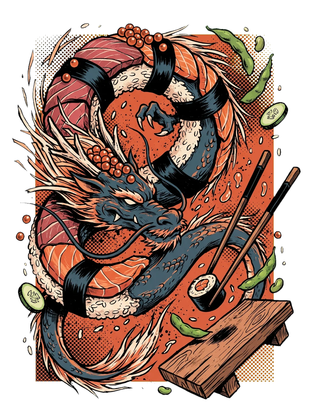 Dragon Sushi Roll