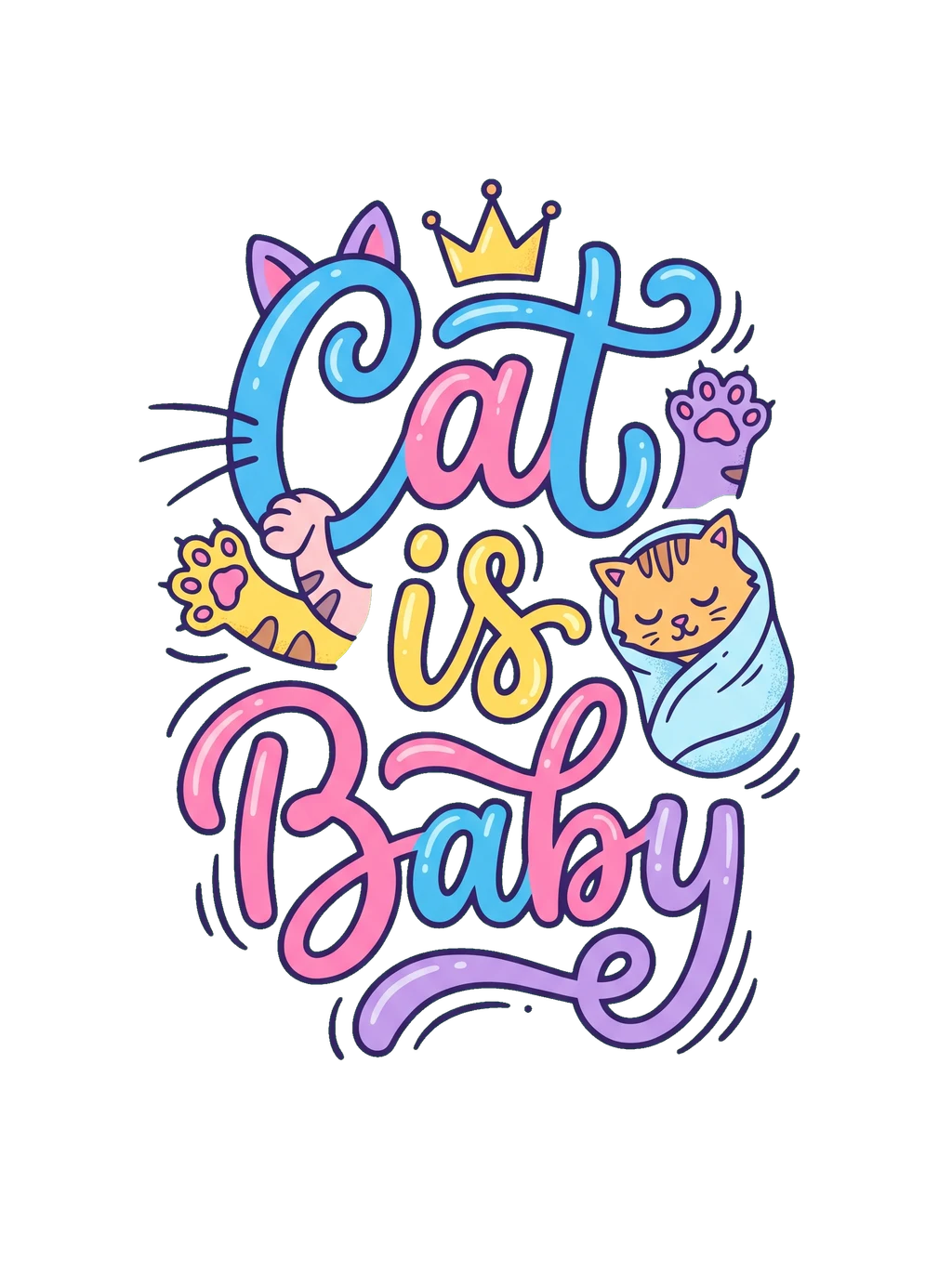 Cat Is Baby