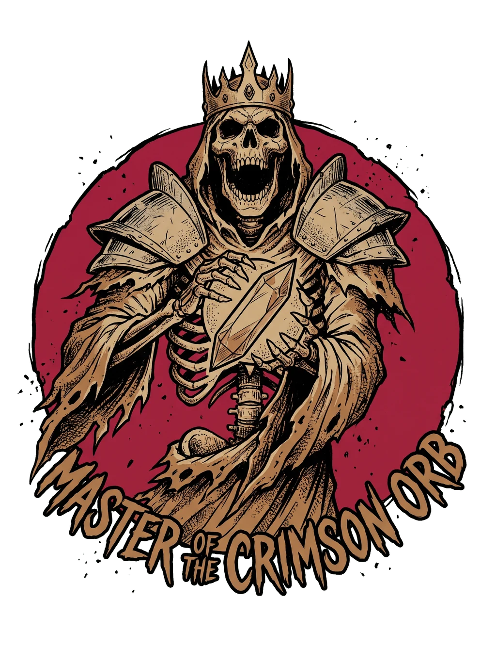Lich Lord's Orb: Dark Realm Power Tee