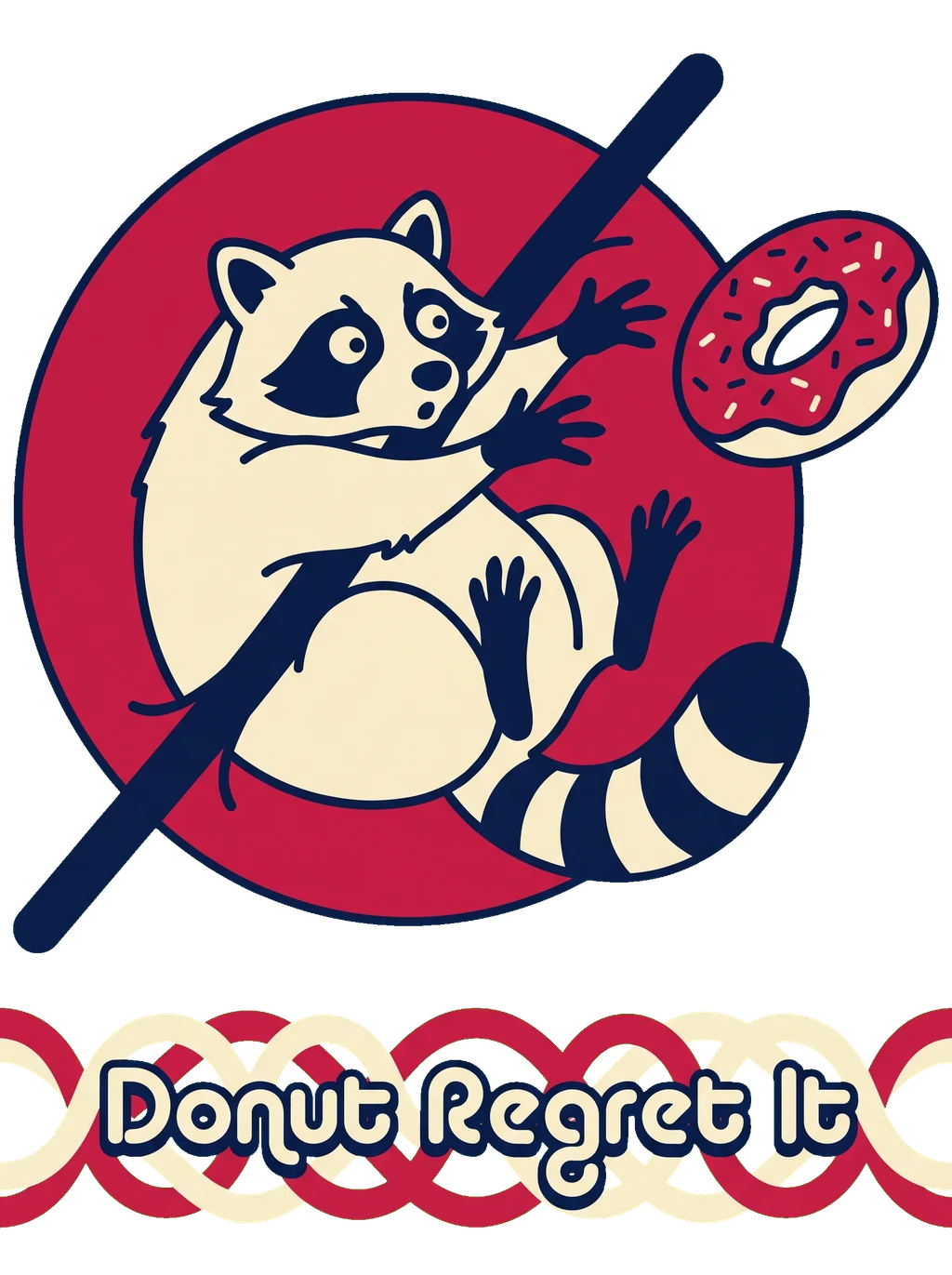 Raccoon Donut Dilemma Tee