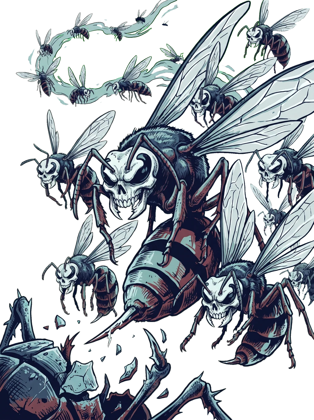 Chitin Skull Swarm: Queen's Grin