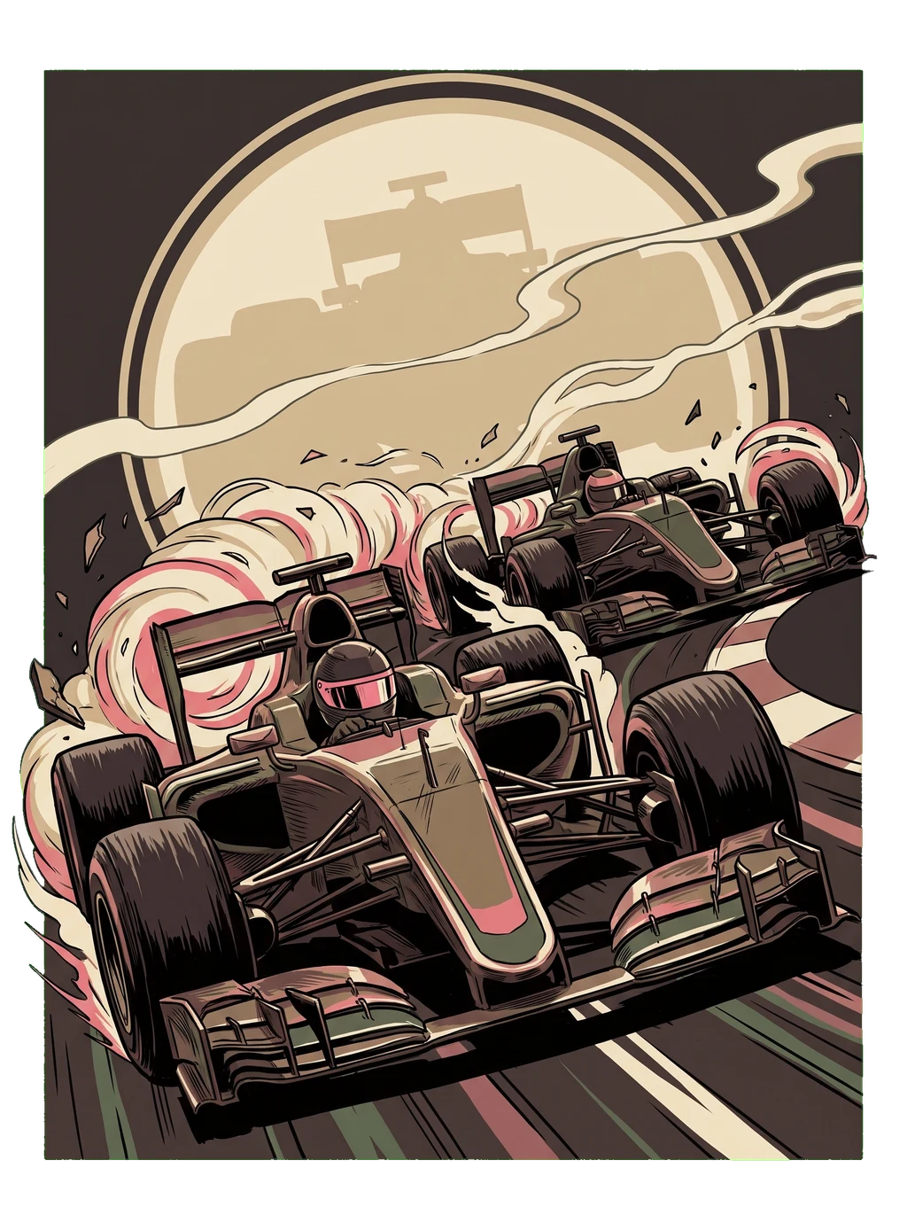 Apex Hunter Open-Wheel Racing Graphic Tee