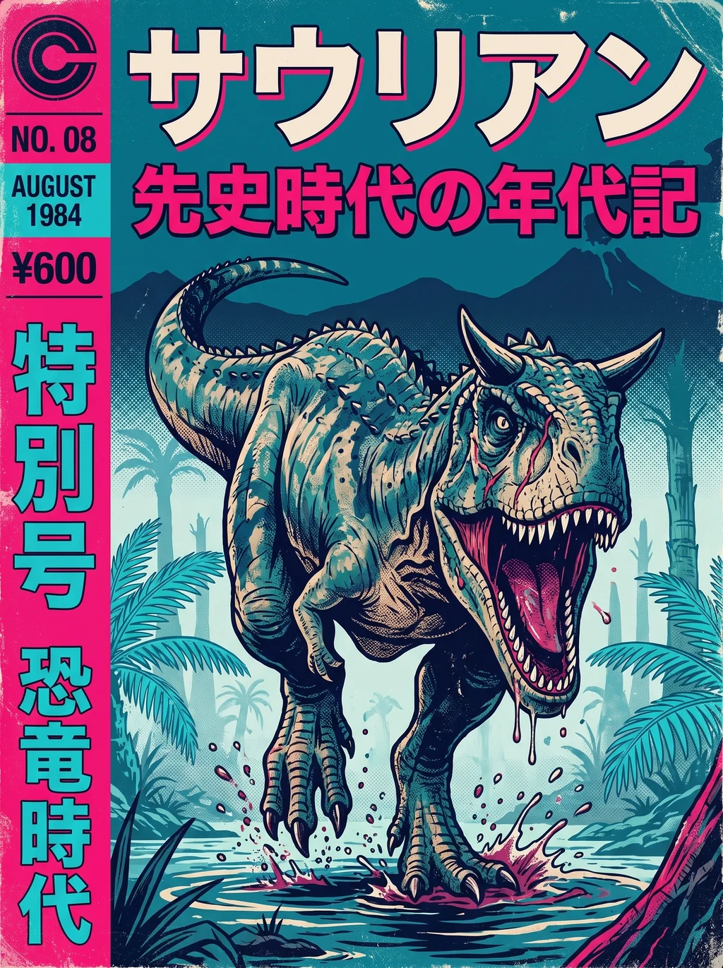 Saurian Bull Carnotaurus Graphic Tee